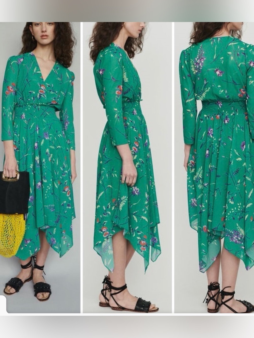 MAJE Rayema floral dress size 1 (s)